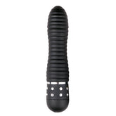 Easytoys Mini Vibrator Geribbeld - Zwart - PlayForFun